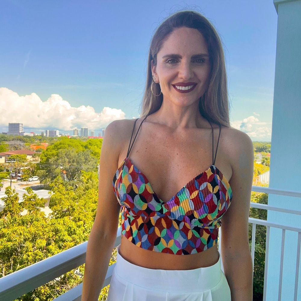 Bralette Top Multi color